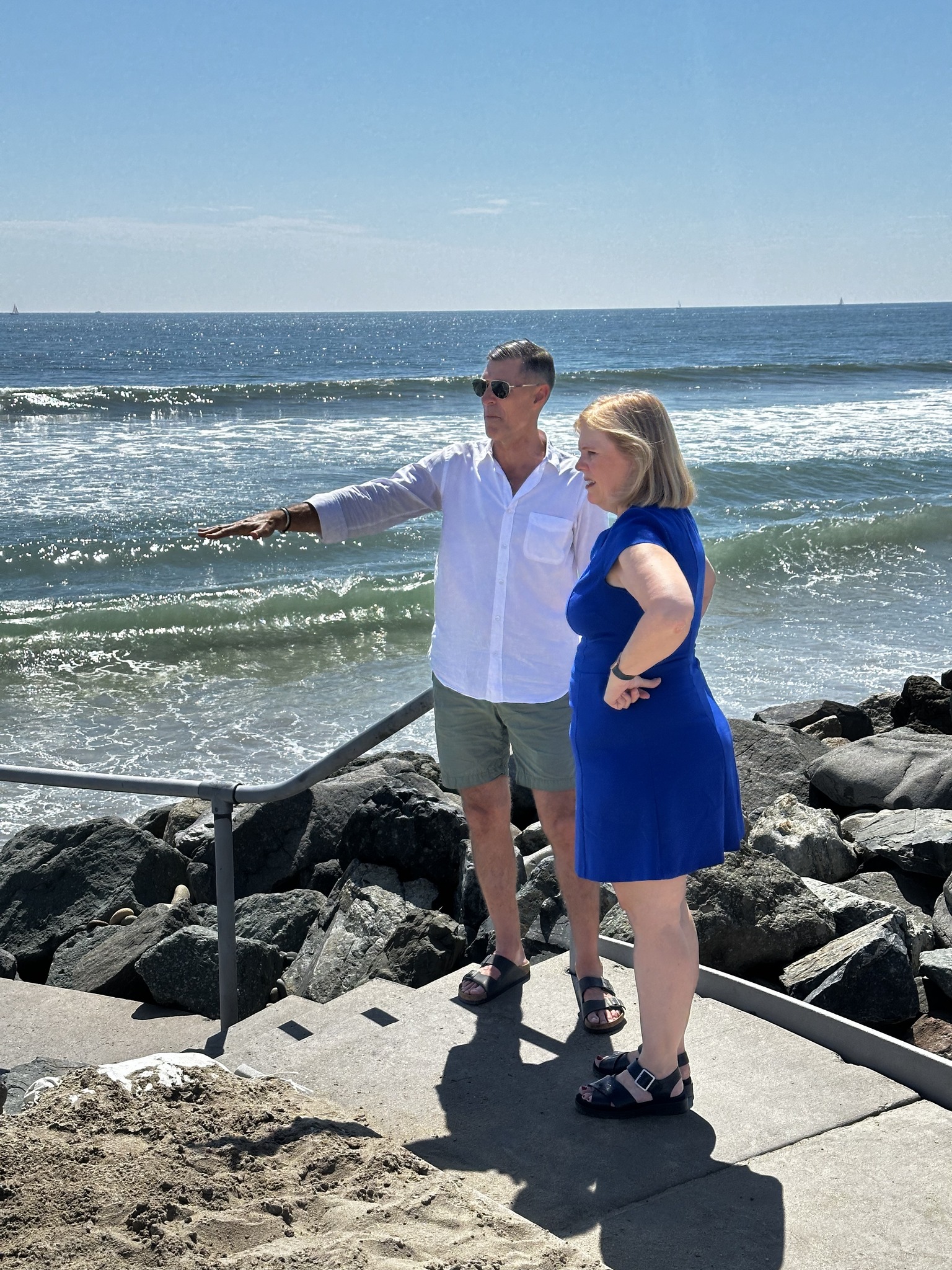 Laura at the coastline